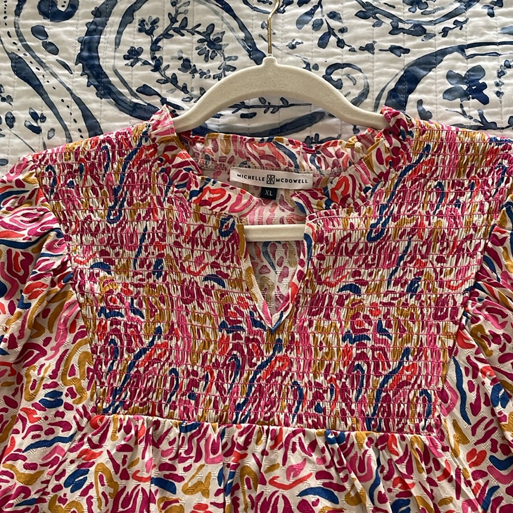 Michelle McDowell Smocked Top